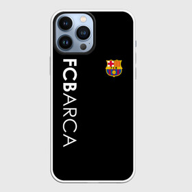 Чехол для iPhone 13 Pro Max с принтом FC BARCA BLACK STYLE в Белгороде,  |  | barca | barcelona | fc barca | барка | барселона