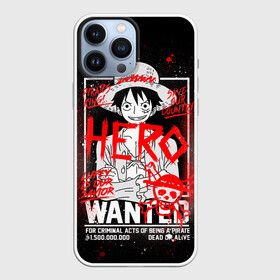 Чехол для iPhone 13 Pro Max с принтом One Piece: Разыскивается Манки Д Лаффи в Белгороде,  |  | anime | hero | monkey d luffy | one piece | wanted | аниме | ванпис | манга | манки д лаффи | манки д луффи | соломенная шляпа