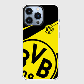 Чехол для iPhone 13 Pro с принтом BORUSSIA BVB 09 LOGO в Белгороде,  |  | borussia | bvb | fc | football | football club | sport | боруссия | спорт | спортивные | униформа | фк | футбол | футбольный клуб