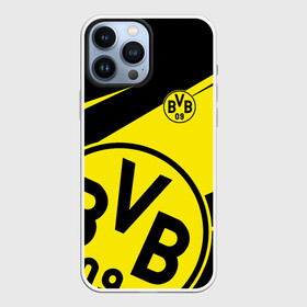 Чехол для iPhone 13 Pro Max с принтом BORUSSIA BVB 09 LOGO в Белгороде,  |  | borussia | bvb | fc | football | football club | sport | боруссия | спорт | спортивные | униформа | фк | футбол | футбольный клуб
