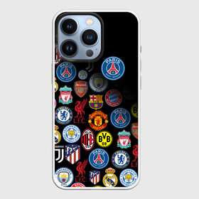 Чехол для iPhone 13 Pro с принтом PSG LOGOBOMBING в Белгороде,  |  | paris saint germain | psg | saint | sport | париж | псг | псж | спорт | футбол