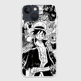 Чехол для iPhone 13 mini с принтом Ван Пис, One Piece, манга в Белгороде,  |  | lucy | luffy monkey | mugiwara | one piece | straw hat | аниме | большой куш | ван пис | ванпис | луффи | манга | одним куском | раскадровка | страницы