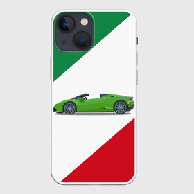 Чехол для iPhone 13 mini с принтом Lamborghini (Италия) в Белгороде,  |  | auto | car | cars | italia | italy | lamborghini | авто | автомобиль | италия | ламбо | ламборгини | машина | тачка