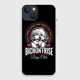 Чехол для iPhone 13 с принтом Бишон Фризе (Bichon Frize) в Белгороде,  |  | animal | bichon frize | bolognese | dog | french lapdog | lapdog | maltese | poodle | бишон фризе | болонка | болоньез | друг человека | живот | кинолог | кудрявая болонка | мальтезе | пёс | порода собак | пудель | собака