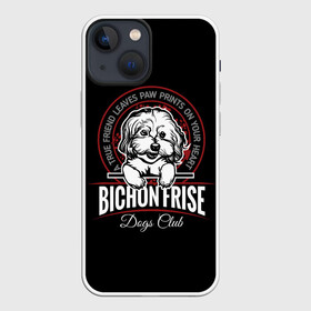Чехол для iPhone 13 mini с принтом Бишон Фризе (Bichon Frize) в Белгороде,  |  | animal | bichon frize | bolognese | dog | french lapdog | lapdog | maltese | poodle | бишон фризе | болонка | болоньез | друг человека | живот | кинолог | кудрявая болонка | мальтезе | пёс | порода собак | пудель | собака