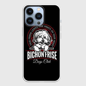 Чехол для iPhone 13 Pro с принтом Бишон Фризе (Bichon Frize) в Белгороде,  |  | Тематика изображения на принте: animal | bichon frize | bolognese | dog | french lapdog | lapdog | maltese | poodle | бишон фризе | болонка | болоньез | друг человека | живот | кинолог | кудрявая болонка | мальтезе | пёс | порода собак | пудель | собака