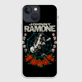 Чехол для iPhone 13 mini с принтом Джонни в деле в Белгороде,  |  | alternative | music | punk | punkrock | ramones | ramons | rock | альтернатива | музыка | панк | панкрок | рамонс | рок