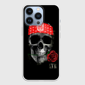 Чехол для iPhone 13 Pro с принтом GNR Skull в Белгороде,  |  | alternative | guns n roses | metall | music | rock | альтернатива | ганс энд росес | металл | музыка | пушки и розы | рок