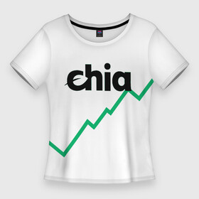 Женская футболка 3D Slim с принтом Криптовалюта Чиа в Белгороде,  |  | 2021 | 2022 | bitcoin | btc | chia | chia network | dogecoin | ethereum | ssd | xch | биткоин | в топе | в тренде | жёсткие диски | крипта | криптовалюта | майнинг | чиа