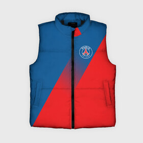 Женский жилет утепленный 3D с принтом PSG GRADIENT SPORT UNIFORM в Белгороде,  |  | paris saint germain | psg | saint | sport | париж | псг | псж | спорт | футбол