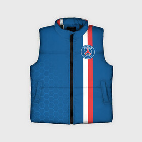 Детский жилет утепленный 3D с принтом PSG SPORT STRIPES UNIFORM в Белгороде,  |  | paris saint germain | psg | saint | sport | париж | псг | псж | спорт | футбол