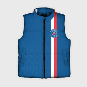 Женский жилет утепленный 3D с принтом PSG SPORT STRIPES UNIFORM в Белгороде,  |  | paris saint germain | psg | saint | sport | париж | псг | псж | спорт | футбол