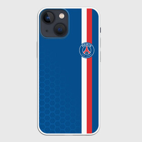 Чехол для iPhone 13 mini с принтом PSG SPORT STRIPES UNIFORM в Белгороде,  |  | paris saint germain | psg | saint | sport | париж | псг | псж | спорт | футбол