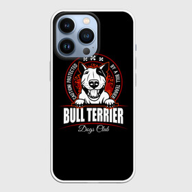 Чехол для iPhone 13 Pro с принтом Бультерьер (Bull Terrier) в Белгороде,  |  | Тематика изображения на принте: bull terrier | bulldog | dog | fighting dog | pit bull | terrier | бойцовская собака | бульдог | бультерьер | год собаки | друг человека | животное | зверь | кинолог | кость | пёс | питбуль | порода собак | собака