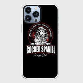 Чехол для iPhone 13 Pro Max с принтом Кокер Спаниель (Cocker Spaniel) в Белгороде,  |  | cocker spaniel | dog spaniel | k | английский спаниель | год собаки | друг человека | животное | зверь | кавалер спаниель | кинг чарльз спаниель | кинолог | кокер спаниель | охотничья собака | пёс
