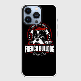 Чехол для iPhone 13 Pro с принтом Французский Бульдог (French Bulldog) в Белгороде,  |  | animal | bulldog | dog | french bulldog | french bulldog p | pit bull | бойцовская собака | бульдог | год собаки | друг человека | животное | зверь | кинолог | пёс | питбуль | собака французский бульдог | собаковод