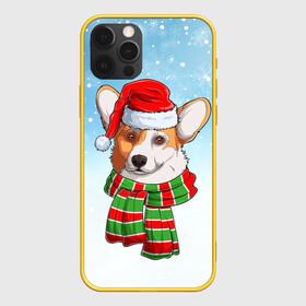 Чехол для iPhone 12 Pro с принтом Новогодний Корги   New Years Corgi в Белгороде, силикон | область печати: задняя сторона чехла, без боковых панелей | christmas | corgi | dog | santa | дед мороз | елка | зима | корги | новый год | рождество | санта | снег | снегурочка | снежинка | собака | собачка | щенок