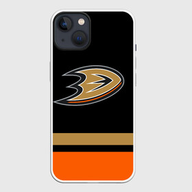 Чехол для iPhone 13 с принтом Anaheim Ducks | Анахайм Дакс в Белгороде,  |  | anahaim ducks | anaheim | anaheim ducks | ducks | hockey | mighty ducks | nhl | usa | дакс | могучие утята | нхл | спорт | сша | хоккей | шайба