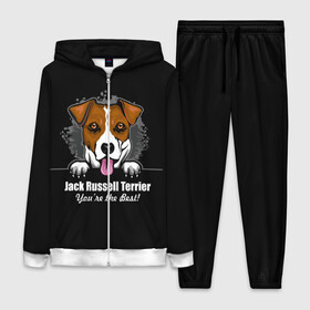 Женский костюм 3D с принтом Джек Рассел Терьер (Jack Russell Terrier) в Белгороде,  |  | animal | dog terrier | jack russell terrier | год собаки | джек рассел терьер | друг человека | животное | зверь | кинолог | охотничья собака | пёс | пёсик | собака джек рассел терьер | собаковод | терьер