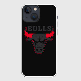 Чехол для iPhone 13 mini с принтом CHICAGO BULLS | ЧИКАГО БУЛЛС ЯРОСТЬ БЫКА в Белгороде,  |  | Тематика изображения на принте: 23 | basketball | bulls | chicago bulls | jordan | logo | michael jordan | nba | red | sport | баскетбол | быки | джордан | лого | майкл джордан | спорт | чикаго буллс