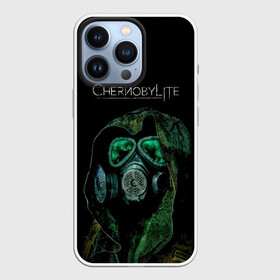 Чехол для iPhone 13 Pro с принтом CHERNOBYLlite на чёрном фоне в Белгороде,  |  | выживалка | игра | сталкер | стрелялка | чернобль | шутер