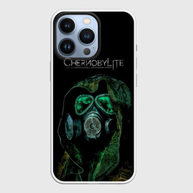 Чехол для iPhone 13 Pro с принтом CHERNOBYLlite на чёрном фоне в Белгороде,  |  | Тематика изображения на принте: выживалка | игра | сталкер | стрелялка | чернобль | шутер