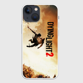 Чехол для iPhone 13 mini с принтом DYING LIGHT 2 НОВЫЙ МИР в Белгороде,  |  | apocalypsis | dying light | dying light 2 | dying light the following | haran | horror | kyle craig | monsters | survivor | zombie | апокалипсис | выживалка | даинг лайт | зомби | кайл крейн | монстры | харан