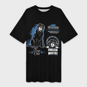 Платье-футболка 3D с принтом Английский Мастиф (English Mastiff) в Белгороде,  |  | animal | cane corso | dog | english mastiff | mastiff | английский мастиф | год собаки | дог | друг человека | животное | зверь | кане корсо | кинолог | мастиф | пёс | порода собак | собака мастиф | собаковод | четвероногий