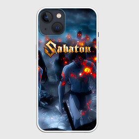 Чехол для iPhone 13 с принтом Зомби Sabaton в Белгороде,  |  | battle metal | panzerkampf | primo victoria | sabaton | the art of war | the great war | атака мертвецов | бисмарк | войны | группа | йоаким броден | латный ботинок | метал | ночные ведьмы | пауэр | рок | рыцарские доспехи | сабатон