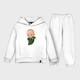 Детский костюм хлопок Oversize с принтом Baby Boss в Белгороде,  |  | baby | babycorp | boss | большой | босс | дети | дитя | малыш | младенец | молокососс | ребенок