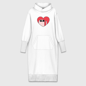 Платье удлиненное хлопок с принтом ketnipz сердце в Белгороде,  |  | bean | bean ketnipz | heart | ketnipz | ketnipz heart | ketnipz mountain | ketnipz сердце | meme | memes | mountain | мем | мемы | сердце | фасолька | фасолька кетнипз