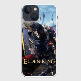 Чехол для iPhone 13 mini с принтом Elden Ring (игра) в Белгороде,  |  | action rpg | elden ring | lands between | souls | tarnished | великие руны | джордж мартин | древнее кольцо | игра | миядзаки | потускневший | фэнтези