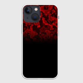 Чехол для iPhone 13 mini с принтом BLACK RED CAMO | RED MILLITARY в Белгороде,  |  | abstract | camo | camouflage | geometry | geometry stripes | military | texture | абстракция | геометрические полосы | геометрия | камо | камуфляж | милитари | текстура