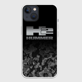 Чехол для iPhone 13 с принтом H2 | HUMMER LOGO в Белгороде,  |  | auto | h1 | h2 | hammer | hmmwv | hummer | logo | авто | ам | военный | военный автомобиль | лого | логотип | милитари | миллитари | хаки | хамер | хаммер