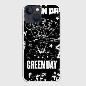 Чехол для iPhone 13 mini с принтом Грин дэй узор в Белгороде,  |  | alternative | green day | greenday | music | punk | punkrock | rock | альтернатива | грин дэй | гриндэй | музыка | панк | панкрок | рок