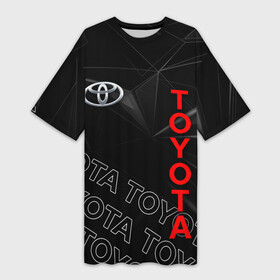 Платье-футболка 3D с принтом TOYOTA SPORT  ГЕОМЕТРИЯ в Белгороде,  |  | camry | corolla | geometry | race | sport | toyota | авто | автомобиль | геометрия | камри | корола | спорт | тойота