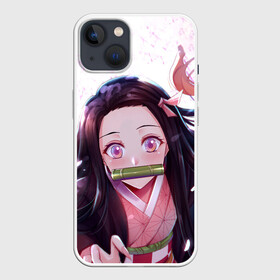 Чехол для iPhone 13 с принтом Незуко Камадо | Nezuko в Белгороде,  |  | anime | demon slayer | kimetsu no yaiba | nezuko | аниме | камадо | клинок | клинок рассекающий демонов | манга | незуко | незуко камадо | рассекающий демонов