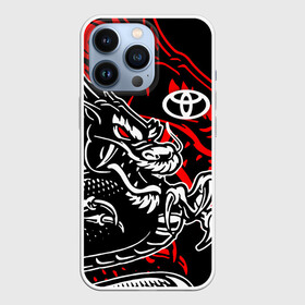 Чехол для iPhone 13 Pro с принтом TOYOTA DRAGON   ТОЙОТА ДРАКОН в Белгороде,  |  | camry | corolla | dragon | race | sport | toyota | авто | автомобиль | дракон | камри | корола | спорт | тойота