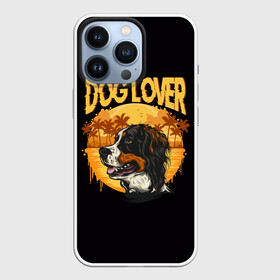 Чехол для iPhone 13 Pro с принтом Любитель Собак (Dog Lover) в Белгороде,  |  | anim | bernese mountain dog | bernese sheepdog | dog | бернская овчарка | бернский зенненхунд | год собаки | друг человека | животное | зверь | кинолог | овчарка | пастушья собака | пёс | порода собак