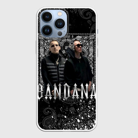 Чехол для iPhone 13 Pro Max с принтом BANDANA 1 в Белгороде,  |  | Тематика изображения на принте: bandana | bbt | big baby tape | kizaru | rap | trap | бандана | ббт | биг бейби тейп | кизару | реп | треп