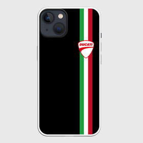 Чехол для iPhone 13 с принтом DUCATI MOTOCYCLE ITALY LINE в Белгороде,  |  | ducati | italy | moto | motocycle | racing | sport | дукати | италия | мото | мотоспорт | мотоцикл | рейсинг | спорт