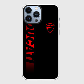 Чехол для iPhone 13 Pro Max с принтом DUCATI BLACK RED LINE в Белгороде,  |  | ducati | italy | moto | motocycle | racing | sport | дукати | италия | мото | мотоспорт | мотоцикл | рейсинг | спорт