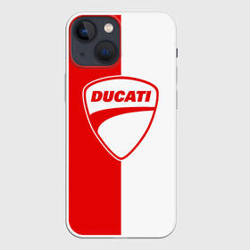 Чехол для iPhone 13 mini с принтом DUCATI WHITE RED STYLE LOGO в Белгороде,  |  | ducati | italy | moto | motocycle | racing | sport | дукати | италия | мото | мотоспорт | мотоцикл | рейсинг | спорт