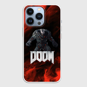 Чехол для iPhone 13 Pro с принтом 3D BARON | DOOM FIRE в Белгороде,  |  | 3d baron | 3д барон | baron | demons | devil | doom | doom eternal | doom slayer | hell | ад | борон | демон | демоны | дум