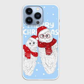 Чехол для iPhone 13 Pro с принтом С Рождеством Совы в Белгороде,  |  | 2022 | christmas | new year | животные | звери | зверюшки | кавай | милота | милый | нг | новогодний | новый год | рождество