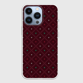 Чехол для iPhone 13 Pro с принтом Knitted Texture в Белгороде,  |  | background | knitted pattern | pattern | texture | вязаный узор | текстура | узор | фон