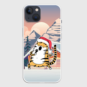 Чехол для iPhone 13 с принтом Тигр поет песни в караоке в Белгороде,  |  | 2022 | год тигра | новый год | новый год 2022 | символ года | тигр | тигренок | тигрица | тигры