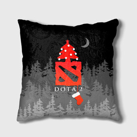 Подушка 3D с принтом Dota 2  С Новым годом в Белгороде, наволочка – 100% полиэстер, наполнитель – холлофайбер (легкий наполнитель, не вызывает аллергию). | состоит из подушки и наволочки. Наволочка на молнии, легко снимается для стирки | christmas | dota 2 | fir forest | happy new year | logo | moon | multiplayer | night | pc game | tree with balls | ёлка с шариками | еловый лес | компьютерная игра | логотип | луна | многопользовательская | ночь | рождество | с новым годом