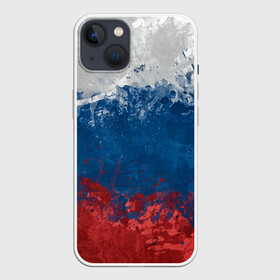 Чехол для iPhone 13 с принтом Россия Абстракция   Russia Abstraction в Белгороде,  |  | абстракция | патриотизм | питриот | россия | флаг