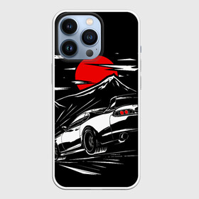 Чехол для iPhone 13 Pro с принтом Тойота супра mark 4 при красной луне Toyota supra в Белгороде,  |  | a80 | ae86 | camry | car | fast furious | jdm | mark 4 | toyota | а80 | камри | марк | машина | супра | тоёта | форсаж